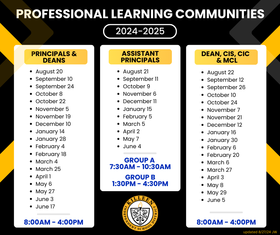 PLC calendar